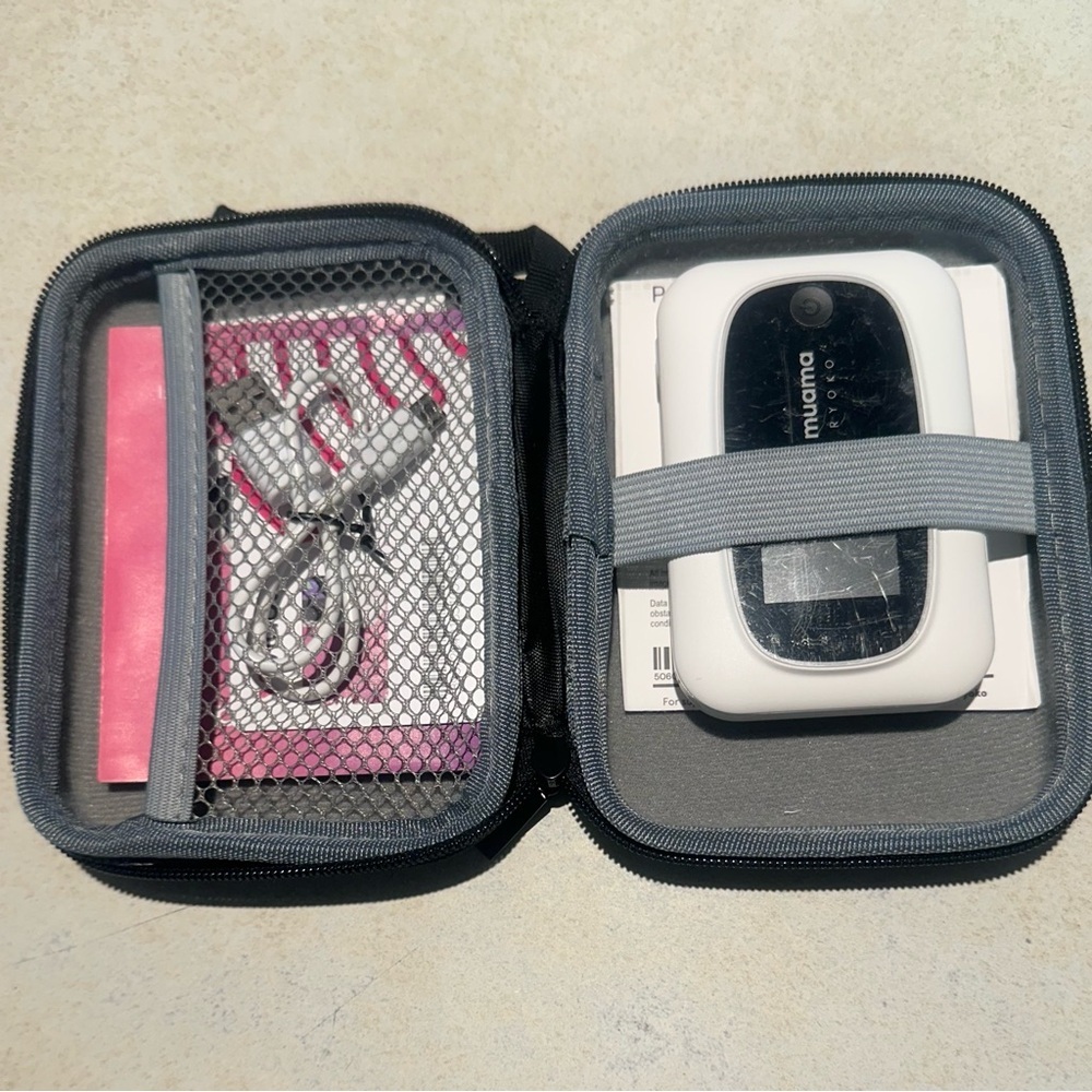 Muama Ryoko 4G LTE Portable Travel Wi-Fi Hotspot + Case, Charging Cord & SIM